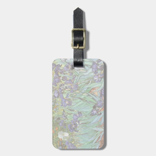 Vincent van Gogh - Irises Bagagelabel (Voorkant verticaal)