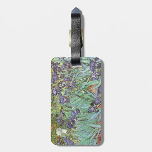 Vincent van Gogh - Irises Bagagelabel (Achterkant verticaal)