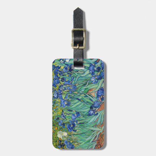 Vincent Van Gogh - Irises Bagagelabel (Voorkant verticaal)