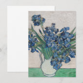 Vincent van Gogh - Irises Bedankkaart (Voorkant / Achterkant)