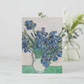 Vincent van Gogh - Irises Bedankkaart (Staand voorkant)