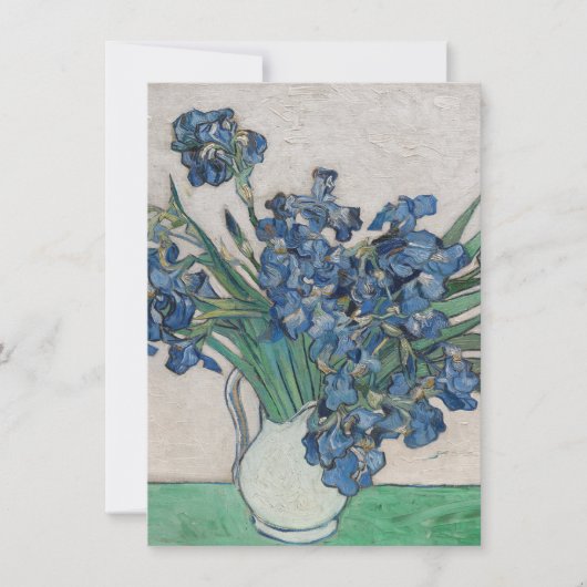 Vincent van Gogh - Irises Bedankkaart (Voorkant)