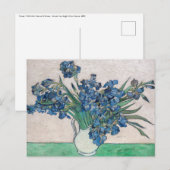 Vincent van Gogh - Irises Briefkaart (Voorkant / Achterkant)