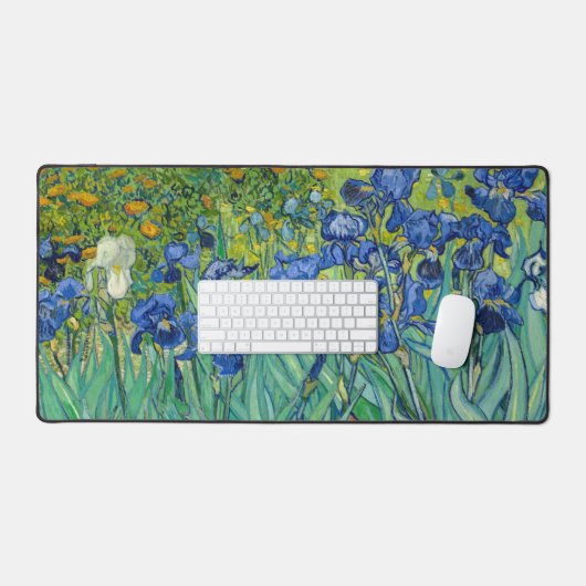 Vincent Van Gogh - Irises Bureaumat (Keyboard & Muis)