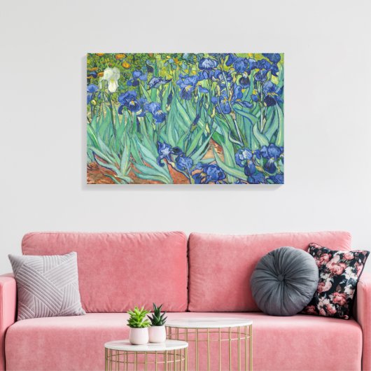Vincent van Gogh - Irises Canvas Afdruk (Insitu (Woonkamer))
