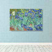 Vincent van Gogh - Irises Canvas Afdruk (Insitu (Houten vloer))