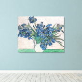 Vincent van Gogh - Irises Canvas Afdruk (Insitu (Houten vloer))