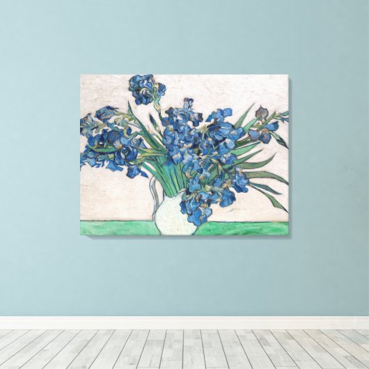 Vincent van Gogh - Irises Canvas Afdruk (Insitu (Houten vloer))