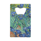 Vincent Van Gogh - Irises Creditkaart Flessenopener (Achterkant)