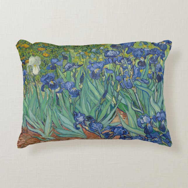 Vincent van Gogh - Irises Decoratief Kussen (Voorkant)
