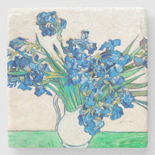 Vincent van Gogh IRISES EN ROOS onderzetter (Voorkant)