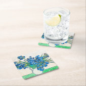 Vincent van Gogh IRISES EN ROOS paper onderzetter (Insitu)