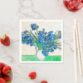 Vincent van Gogh IRISES EN ROZEN cocktailluiers Servet (Insitu)