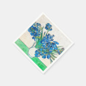 Vincent van Gogh IRISES EN ROZEN cocktailluiers Servet (Hoek)