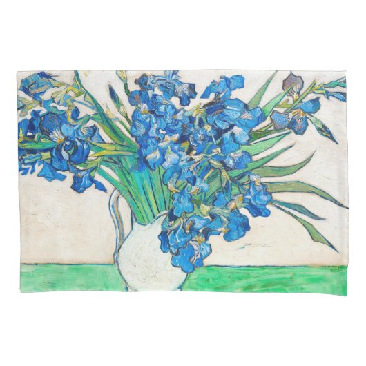 Vincent van Gogh IRISES EN ROZEN kussensloop (Voorkant)