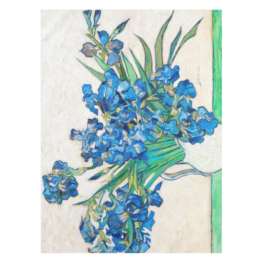 Vincent van Gogh IRISES EN ROZEN tablecloth Tafelkleed (Voorkant)
