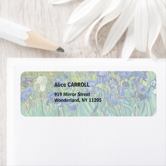 Vincent Van Gogh - Irises Etiket (Insitu)