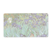 Vincent van Gogh - Irises Etiket (Voorkant)