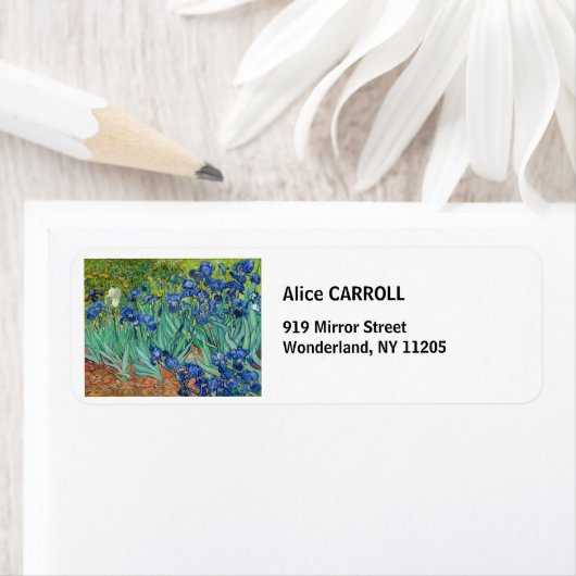 Vincent Van Gogh - Irises Etiket (Insitu)