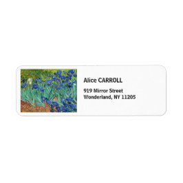 Vincent Van Gogh - Irises Etiket