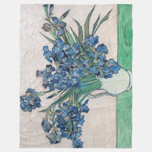 Vincent van Gogh - Irises Fleece Deken (Voorkant)