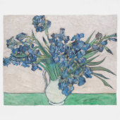 Vincent van Gogh - Irises Fleece Deken (Voorkant (Horizontaal))