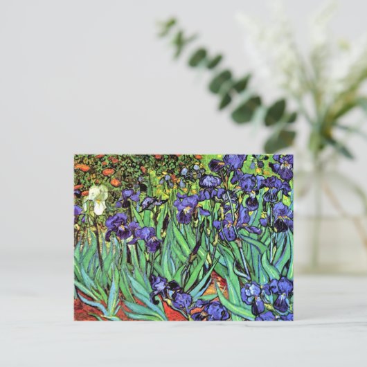 Vincent Van Gogh - Irises - Flower Lover Fine Art Briefkaart (Staand voorkant)