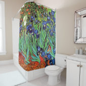 Vincent Van Gogh - Irises - Flower Lover Fine Art Douchegordijn (In situ)
