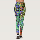 Vincent Van Gogh - Irises - Flower Lover Fine Art Leggings (Achterkant)