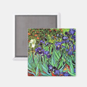 Vincent Van Gogh - Irises - Flower Lover Fine Art Magneet (Voorkant / Achterkant)