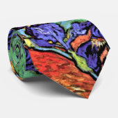 Vincent Van Gogh - Irises - Flower Lover Fine Art Stropdas (Opgerold)