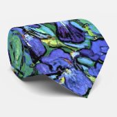 Vincent Van Gogh - Irises - Flower Lover Fine Art Stropdas (Opgerold)