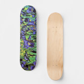Vincent Van Gogh Irises - Flower Lover Persoonlijk Skateboard (Voorkant)