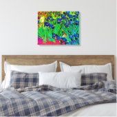 Vincent Van Gogh - Irises - Flower Lover Pop Art Canvas Afdruk (Insitu (Slaapkamer))