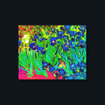 Vincent Van Gogh - Irises - Flower Lover Pop Art Canvas Afdruk<br><div class="desc">Olie op het canvas vanaf 1889, met prachtige paarse irissen die Van Gogh schilderde terwijl hij verbleef in de Asiel bij Saint Paul-de-Mausole in Saint-Remy, Frankrijk. Terwijl veel versies van dit schilderij de bloemen als blauw shows, hebben wetenschappers die de irissen bestuderen in een van de latere schilderijen van Van...</div>