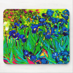 Vincent Van Gogh - Irises - Flower Lover Pop Art Muismat
