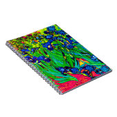 Vincent Van Gogh - Irises - Flower Lover Pop Art Notitieboek (Rechterzijde)