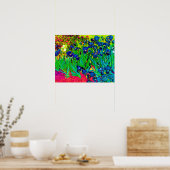 Vincent Van Gogh - Irises - Flower Lover Pop Art Poster (Keuken)