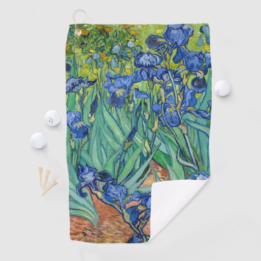 Vincent Van Gogh - Irises Golfhanddoek (Insitu)