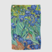 Vincent Van Gogh - Irises Golfhanddoek (Voorkant)