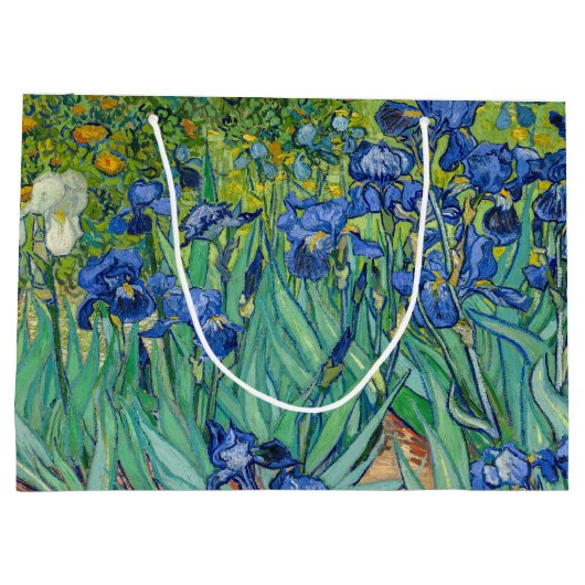 Vincent Van Gogh - Irises Groot Cadeauzakje (Achterkant)
