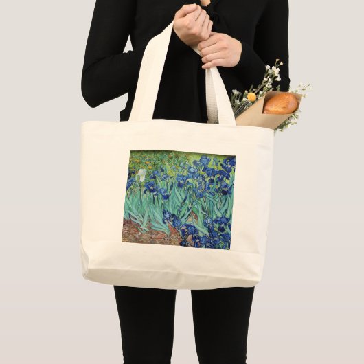 Vincent van Gogh Irises Grote Tote Bag (Voorkant (product))