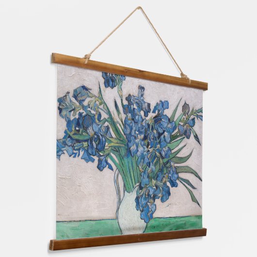 Vincent van Gogh - Irises Hangend Wandkleed (Gebogen)