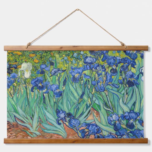 Vincent Van Gogh - Irises Hangend Wandkleed (Voorkant)