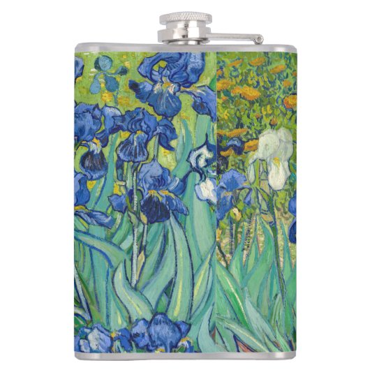 Vincent Van Gogh - Irises Heupfles (Achterkant)