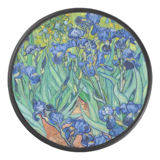 Vincent Van Gogh - Irises Hockey Puck (Voorkant)