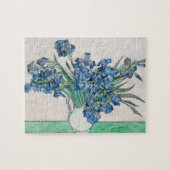 Vincent Van Gogh. Irises. Impressionisme floraal Legpuzzel (Horizontaal)