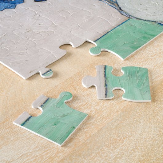 Vincent Van Gogh. Irises. Impressionisme floraal Legpuzzel (Zijkant)