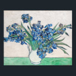 Vincent Van Gogh. Irises. Impressionisme floraal Poster<br><div class="desc">Vincent Van Gogh "Irises" poster.</div>