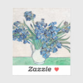 Vincent Van Gogh. Irises. Impressionisme floraal Sticker (Vel)